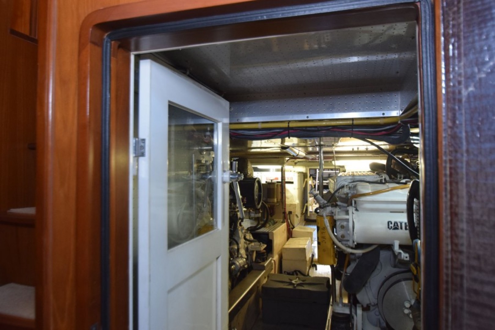 Grand Alaskan-64 Pilothouse 1999-SOFT TOUCH Fort Lauderdale-Florida-United States-Engine Room Entrance-2184000 | Thumbnail