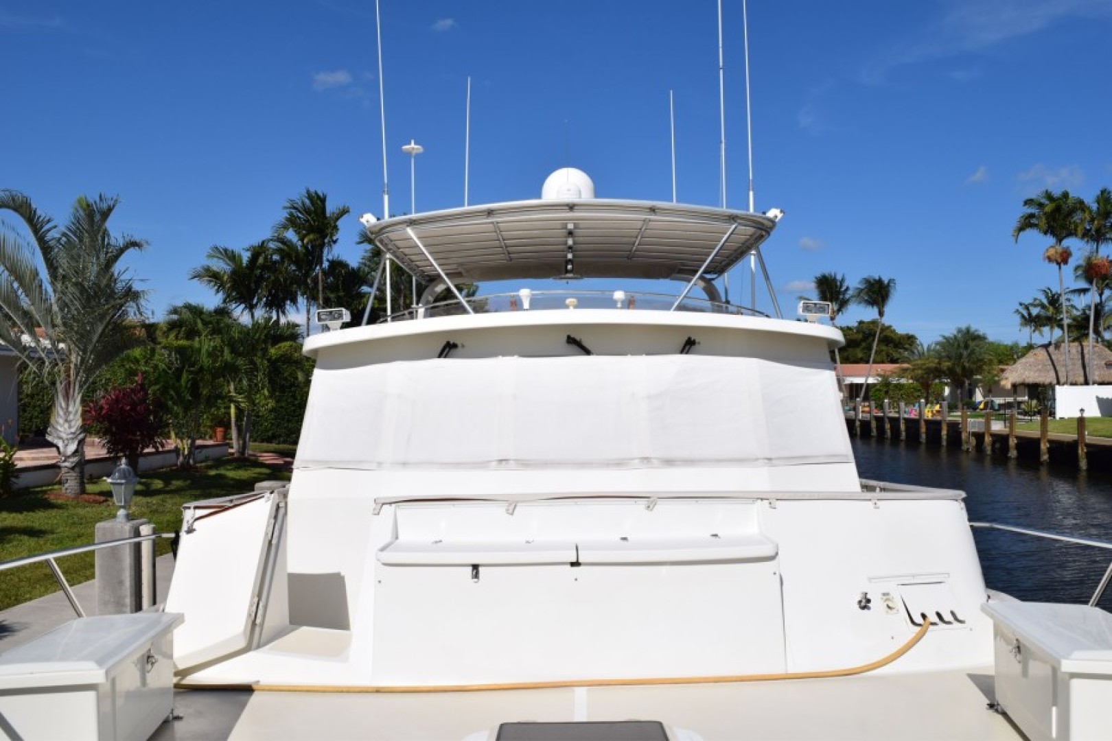 Grand Alaskan-64 Pilothouse 1999-SOFT TOUCH Fort Lauderdale-Florida-United States-View From Bow To Pilothouse And Bridge-2183994 | Thumbnail