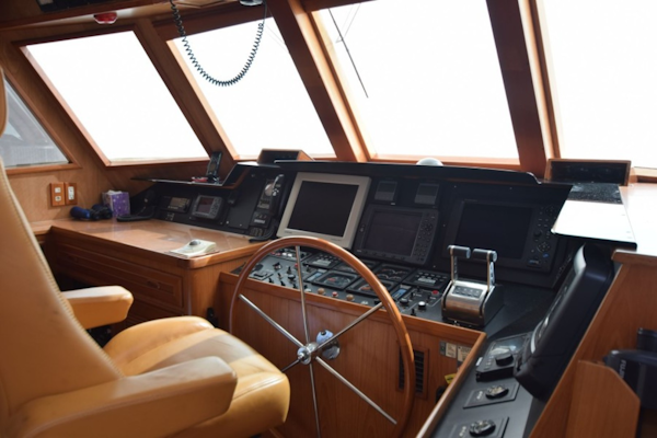 Grand Alaskan-64 Pilothouse 1999-SOFT TOUCH Fort Lauderdale-Florida-United States-Pilothouse And Helm-2183983