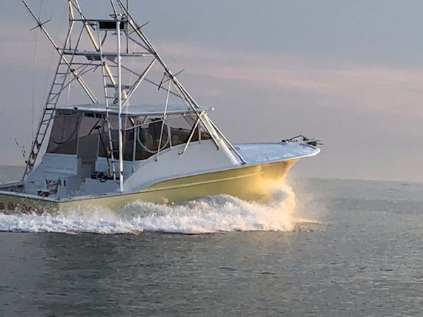 Custom Carolina-Bob Sullivan/PL Jones Express 2005-Titties and Beer Hoopersville-Maryland-United States-Starboard Aft View Running-2185904