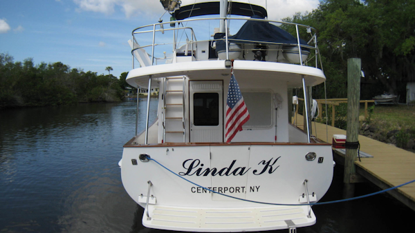 Kadey-Krogen-Trawler 1999-LINDA K Stuart-Florida-United States-Stern Profile-2476030