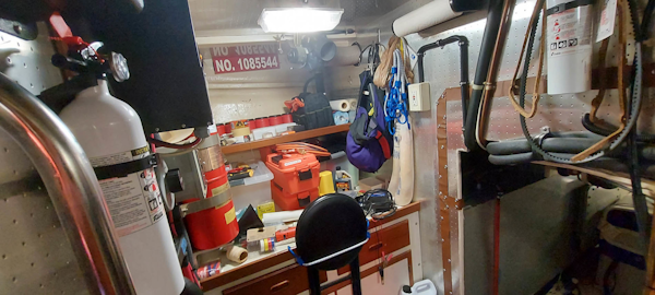 Kadey-Krogen-Trawler 1999-LINDA K Stuart-Florida-United States-Engine Room Workbench-2476026