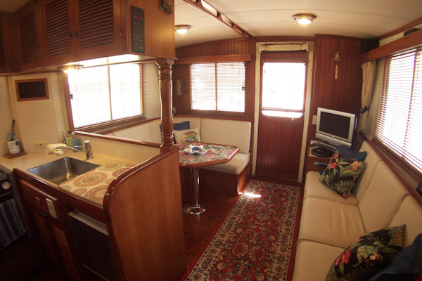 Kadey-Krogen-Trawler 1999-LINDA K Stuart-Florida-United States-Salon Looking Aft-2476001