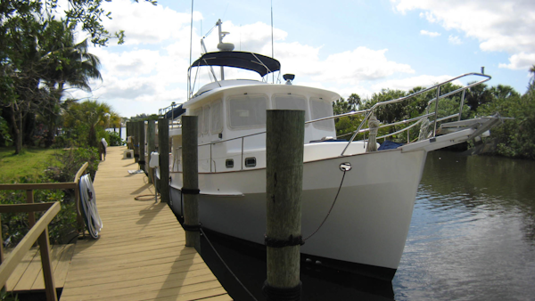 Kadey-Krogen-Trawler 1999-LINDA K Stuart-Florida-United States-Bow Starboard Profile-2476048