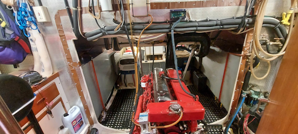 Kadey-Krogen-Trawler 1999-LINDA K Stuart-Florida-United States-Engine Room to Aft-2476024