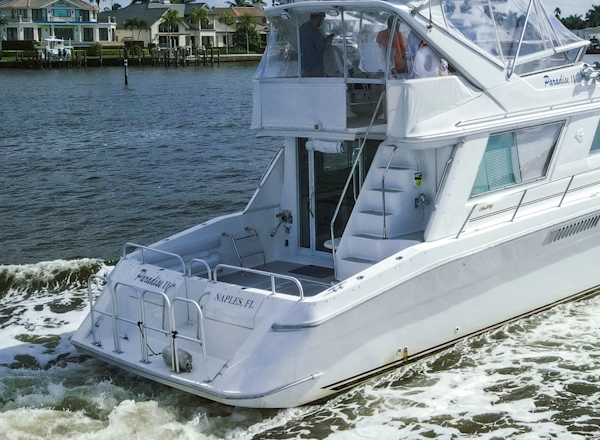 Sea Ray-Sedan Bridge 1995-Paradise II Naples-Florida-United States-Cockpit View-2603421