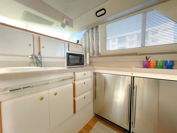 Sea Ray-Sedan Bridge 1995-Paradise II Naples-Florida-United States-New Summit Professional stainless-steel Fridge /Freezer-2603396