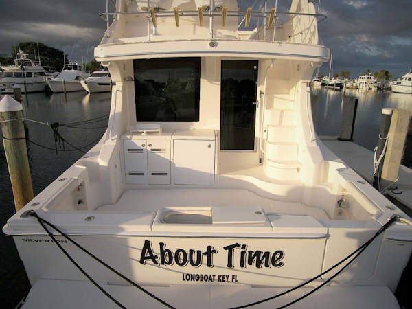 Silverton-48 Convertible 2005-About Time Sarasota-Florida-United States-From The Dock-2750031