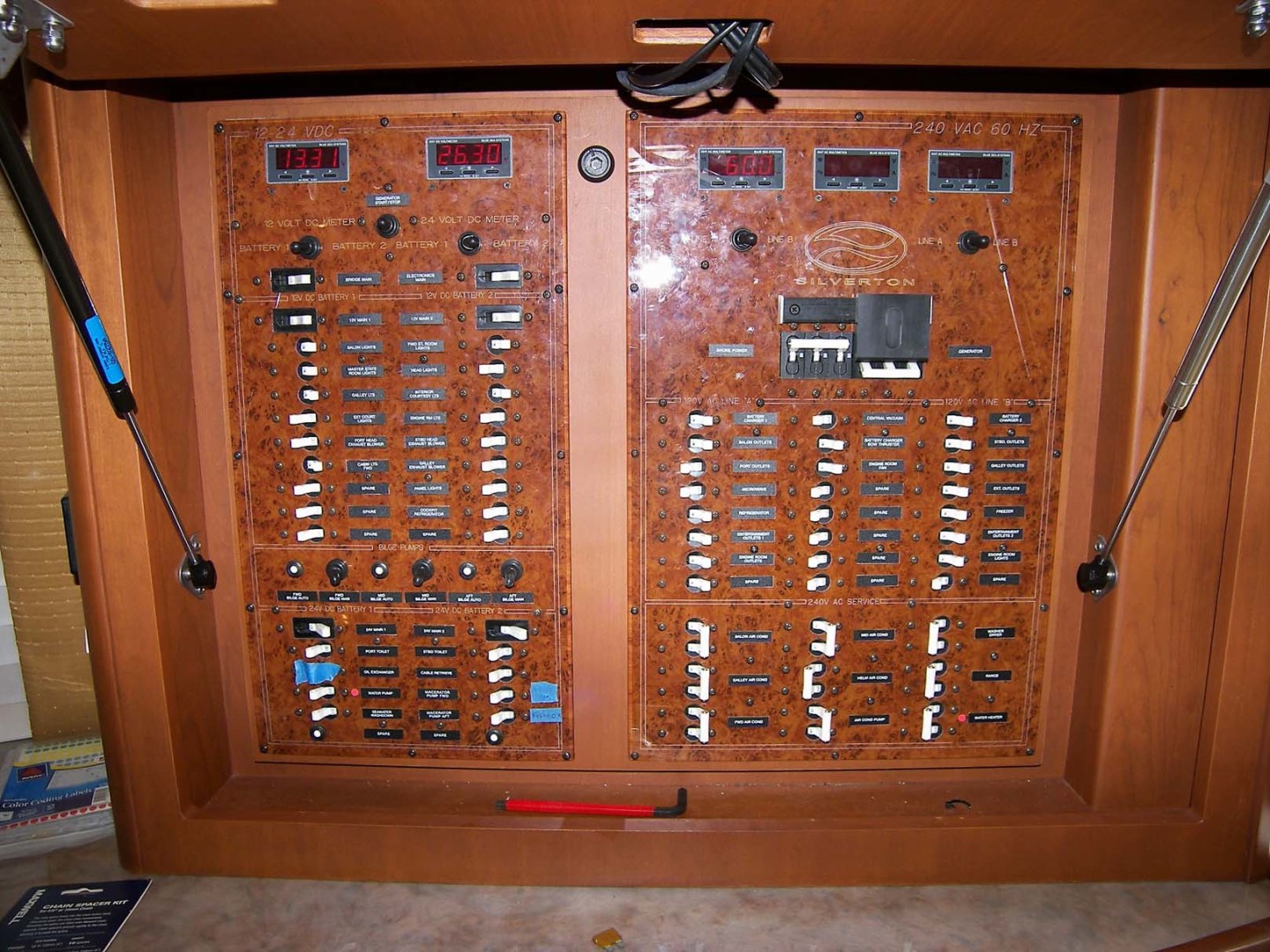 Silverton-48 Convertible 2005-About Time Sarasota-Florida-United States-Breaker Panel-2750016 | Thumbnail