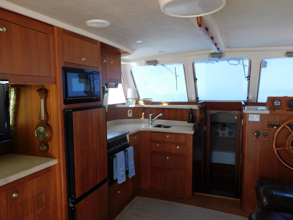 Mainship-390 Trawler 2001-Penguins Paradise Merritt Island-Florida-United States-Galley looking forward-3153961