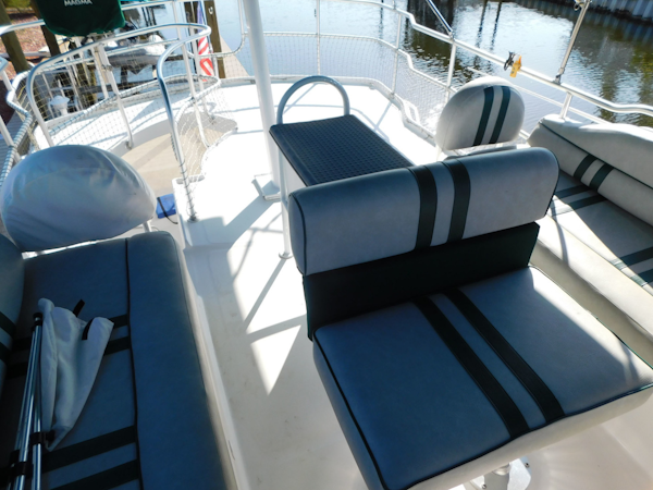 Mainship-390 Trawler 2001-Penguins Paradise Merritt Island-Florida-United States-Upper Deck Looking Aft-3153983