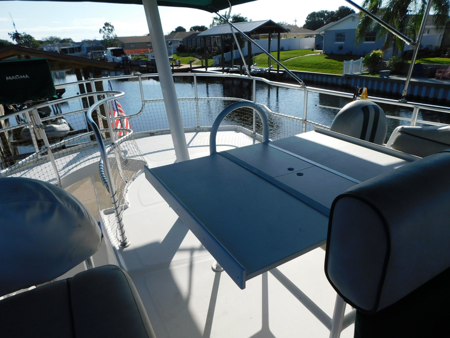 Mainship-390 Trawler 2001-Penguins Paradise Merritt Island-Florida-United States-Upper Deck Seating Area Table-3153985 | Thumbnail