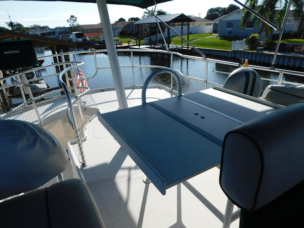 Mainship-390 Trawler 2001-Penguins Paradise Merritt Island-Florida-United States-Upper Deck Seating Area Table-3153985