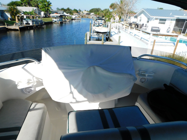 Mainship-390 Trawler 2001-Penguins Paradise Merritt Island-Florida-United States-Upper Helm Station Seating-3153982