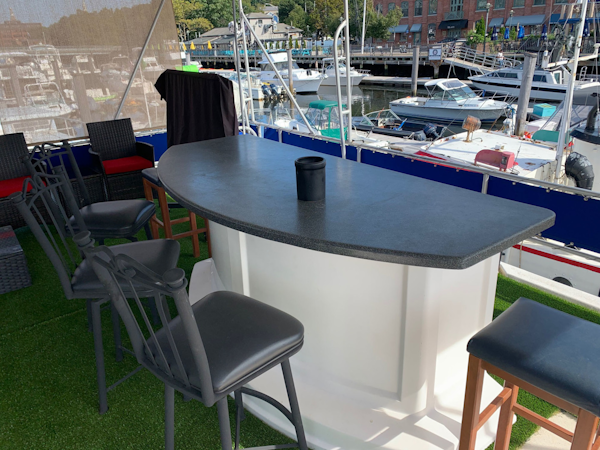 Lakeview-Houseboat 2006-Paradise Found Providence-Rhode Island-United States-Upper Deck Bar-3162089