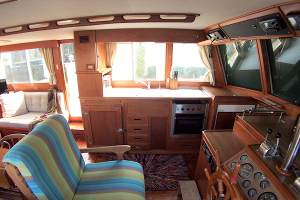 Grand Banks-42 Classic 1989-STARPATH Hobe Sound-Florida-United States-Portside View From Starboard Deck Door-3168870