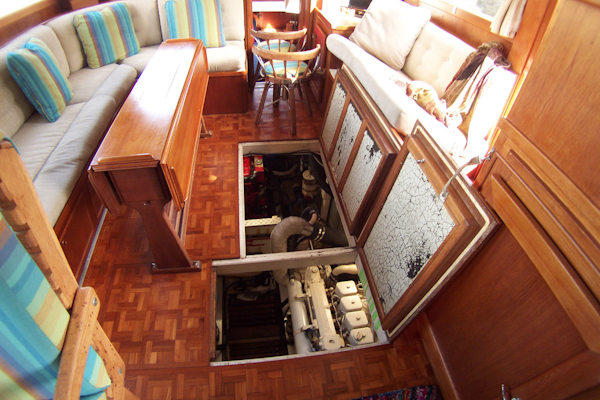 Grand Banks-42 Classic 1989-STARPATH Hobe Sound-Florida-United States-Engine Room Access From Salon-3168889