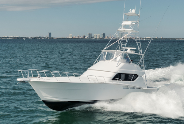 Hatteras-60 Convertible 2000-Mango Moon Coral Gables-Florida-United States-Port Bow Running View-3178483