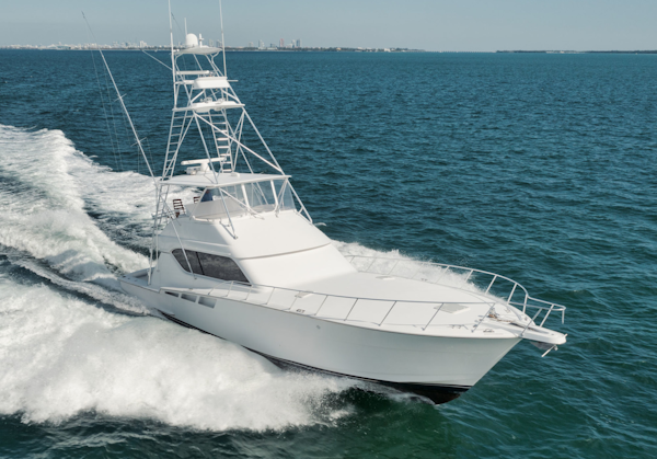 Hatteras-60 Convertible 2000-Mango Moon Coral Gables-Florida-United States-Starboard Bow Running View-3178482