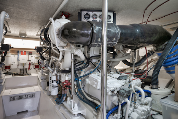 Hatteras-60 Convertible 2000-Mango Moon Coral Gables-Florida-United States-Starboard Engine-3178504