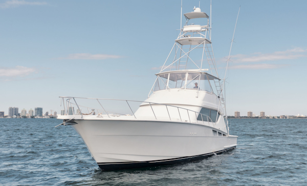 Hatteras-60 Convertible 2000-Mango Moon Coral Gables-Florida-United States-Port Bow Profile-3178457