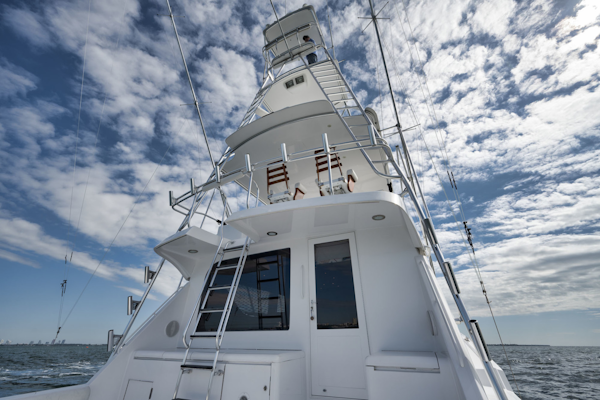 Hatteras-60 Convertible 2000-Mango Moon Coral Gables-Florida-United States-Aft View Of Tower-3178497
