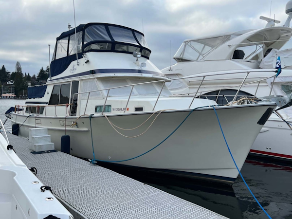 Tollycraft-Motor Yacht 1983-By George Seattle-Washington-United States-Starboard Profile-3197439