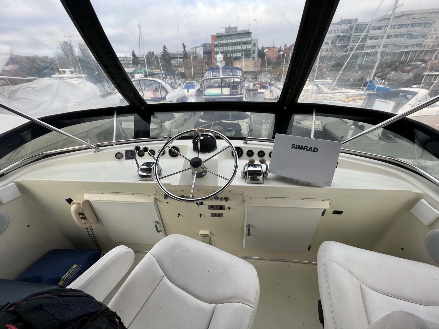 Tollycraft-Motor Yacht 1983-By George Seattle-Washington-United States-Flybridge Helm-3197444 | Thumbnail