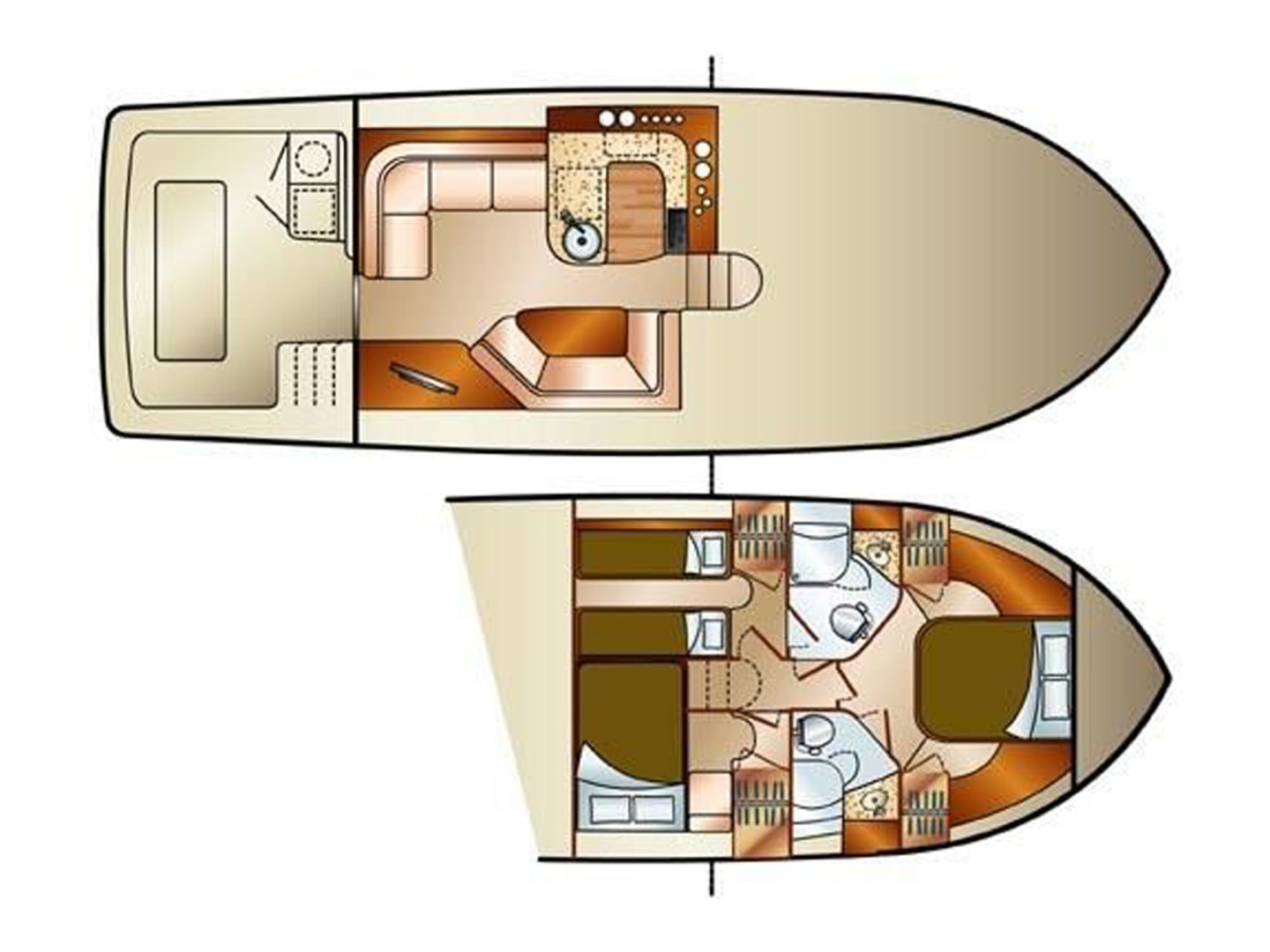 Silverton-45 Convertible 2008-Ocean Cowboy Old Saybrook-Connecticut-United States Layout-3203814 | Thumbnail
