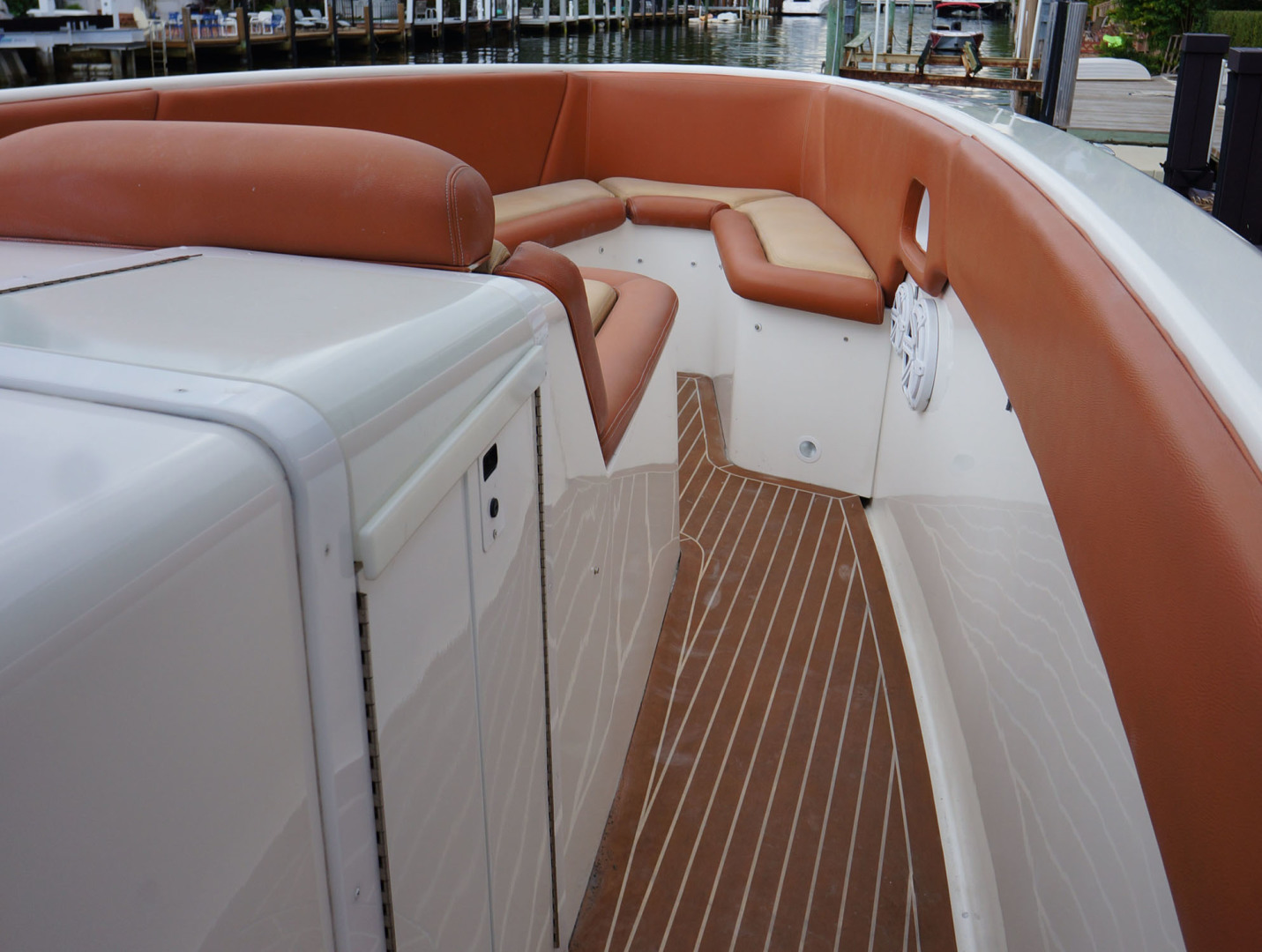 Concept-4400 Open 2013-Scutti Shark Ft. Lauderdale-Florida-United States-Custom Synthetic Teak   Bolsters-3218471 | Thumbnail