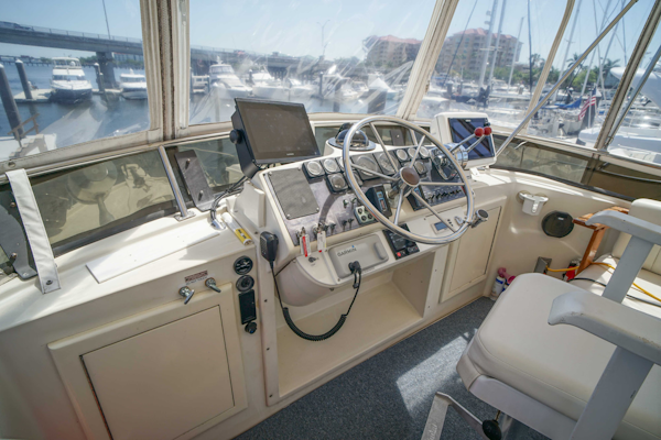 Californian-48 Motor Yacht 1989-Step 2 Bradenton-Florida-United States-Flybridge Helm-3231202