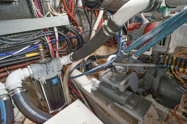 Californian-48 Motor Yacht 1989-Step 2 Bradenton-Florida-United States-Engine Room-3231213