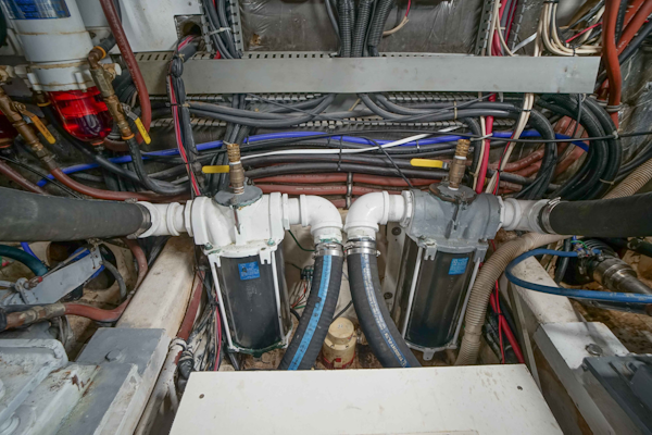 Californian-48 Motor Yacht 1989-Step 2 Bradenton-Florida-United States-Engine Room-3231214