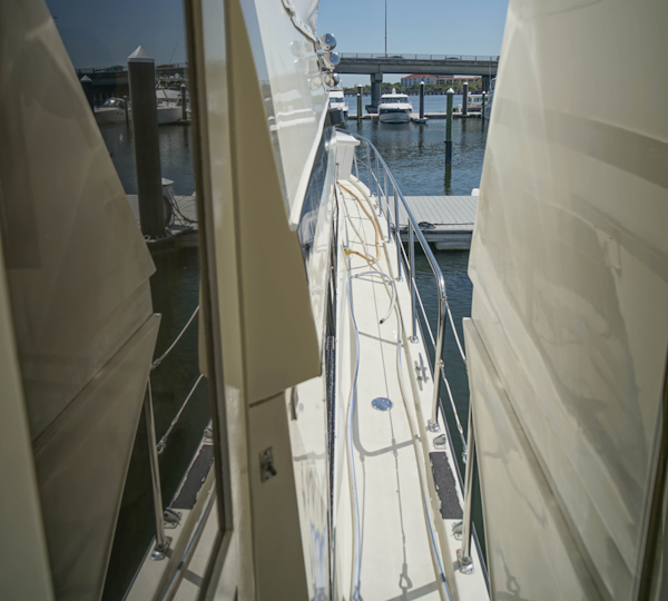 Californian-48 Motor Yacht 1989-Step 2 Bradenton-Florida-United States-Starboard Side Deck-3231200