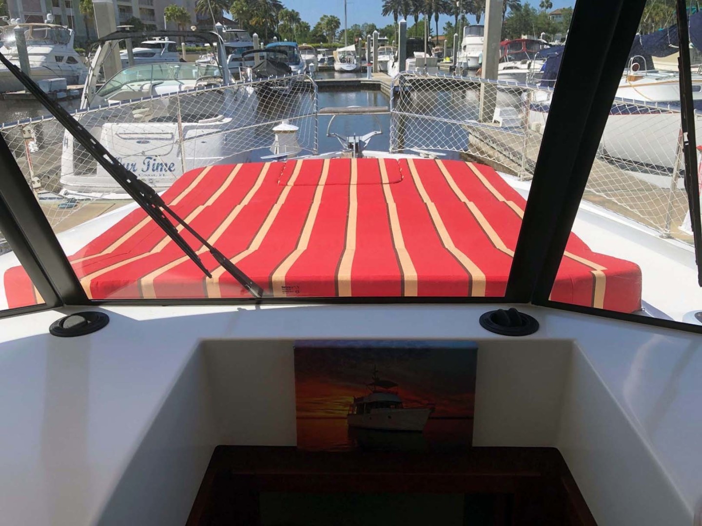 Beneteau-Swift Trawler 2013-ONS BOOTJE Palm Coast-Florida-United States-Cabin Looking Forward Thru Windshield-3265326 | Thumbnail