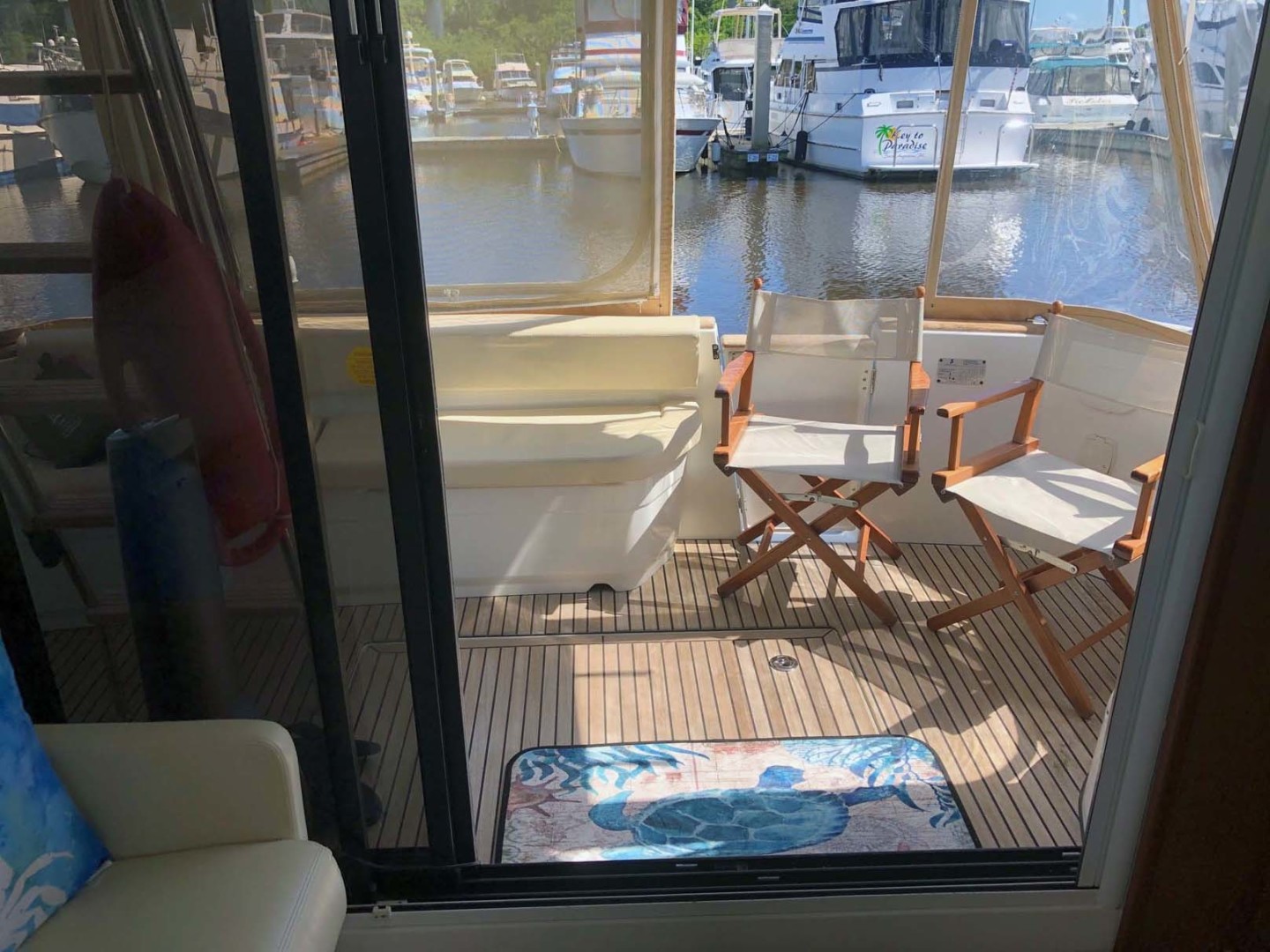 Beneteau-Swift Trawler 2013-ONS BOOTJE Palm Coast-Florida-United States-Slider From Salon To Aft Deck-3265327 | Thumbnail