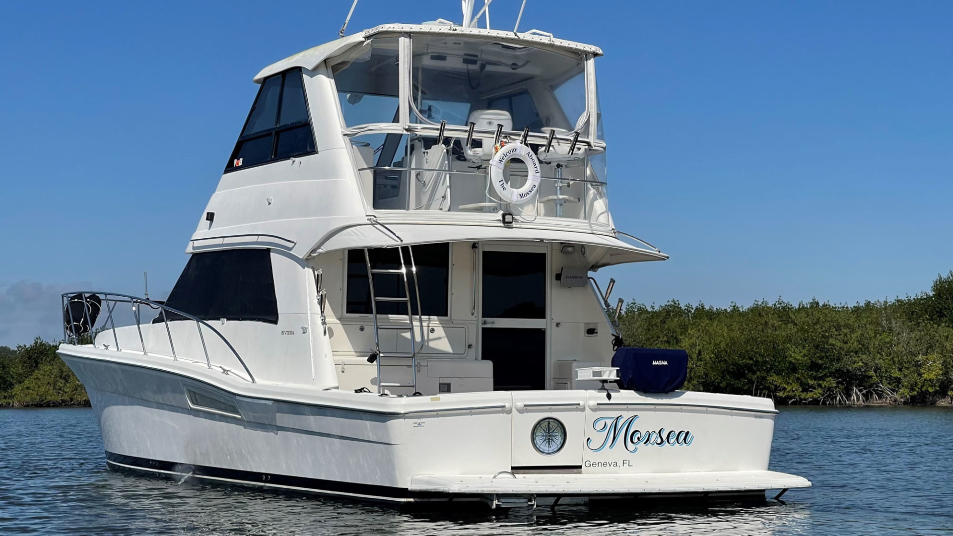 Riviera-48 Enclosed Flybridge 2003-Moxsea Merritt Island-Florida-United States-Main Profile-3267559 | Thumbnail