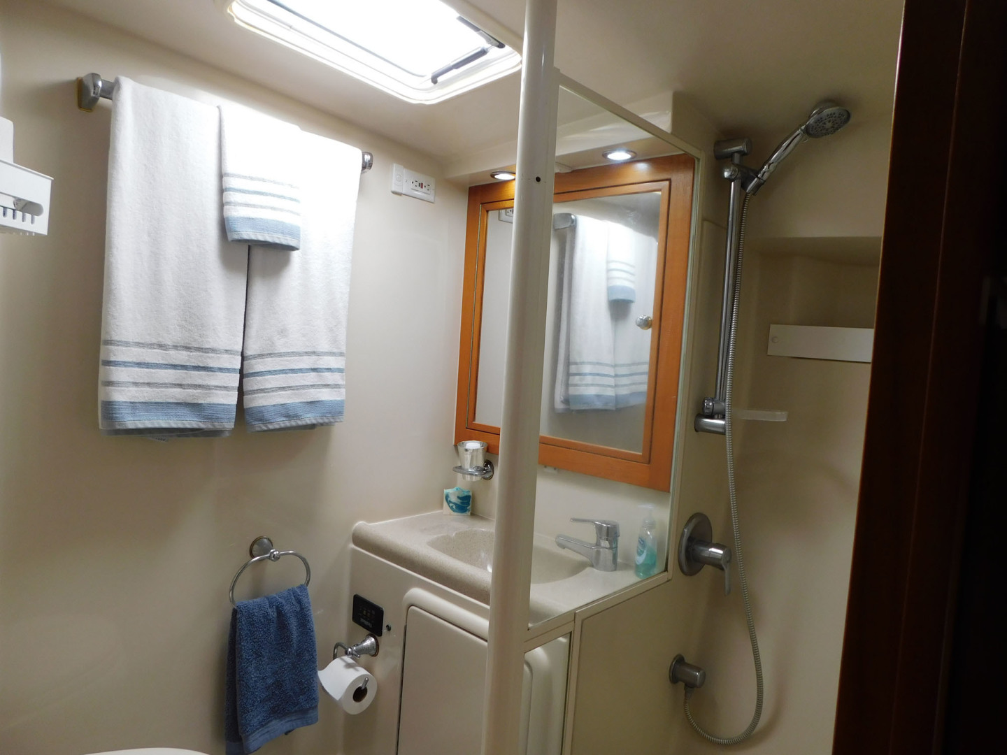 Riviera-48 Enclosed Flybridge 2003-Moxsea Merritt Island-Florida-United States-Master Head and Shower-3267574 | Thumbnail