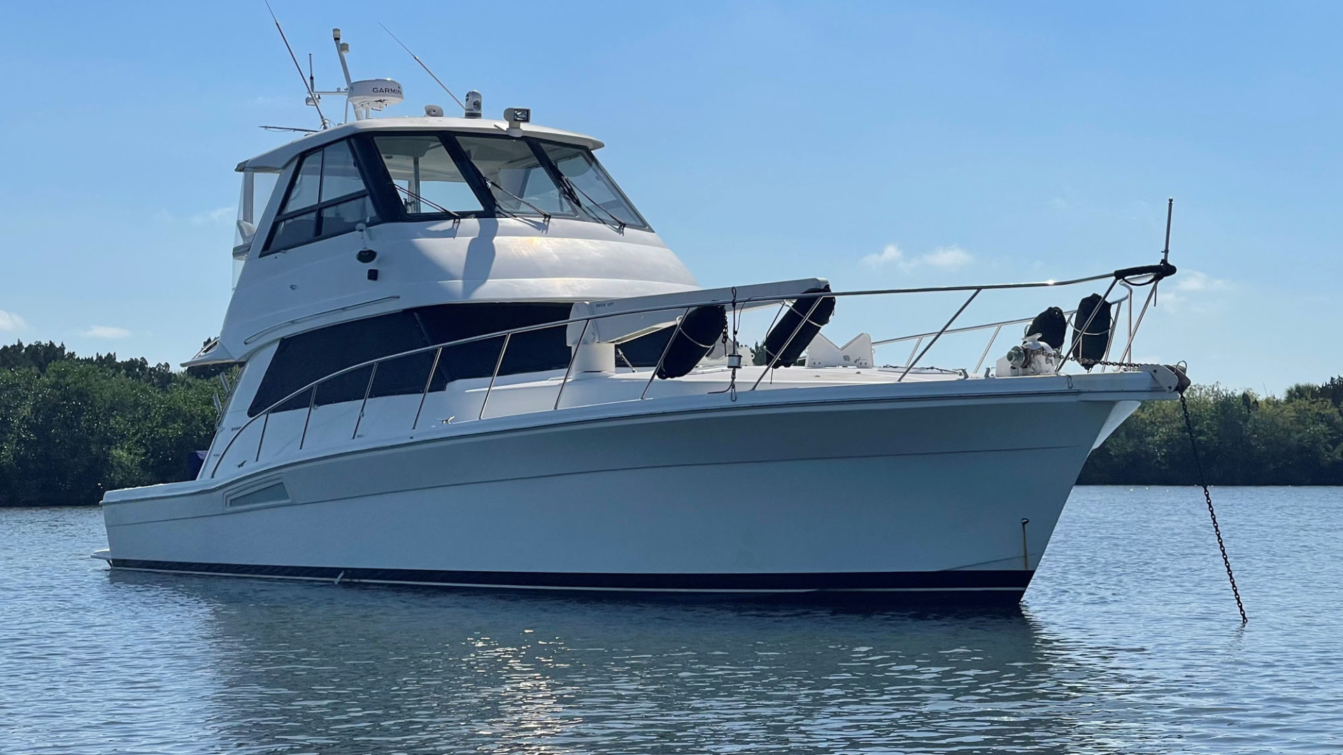 Riviera-48 Enclosed Flybridge 2003-Moxsea Merritt Island-Florida-United States-Starboard Bow-3267560 | Thumbnail