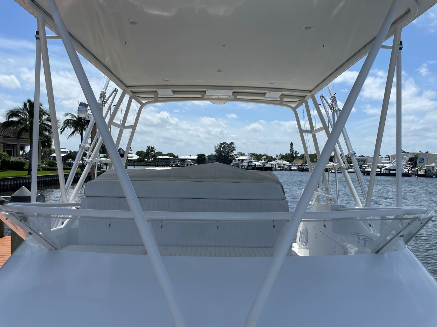 Jupiter-Convertible 2004-Pasta Lady Stuart-Florida-United States-Flybridge Windshield-3266854 | Thumbnail