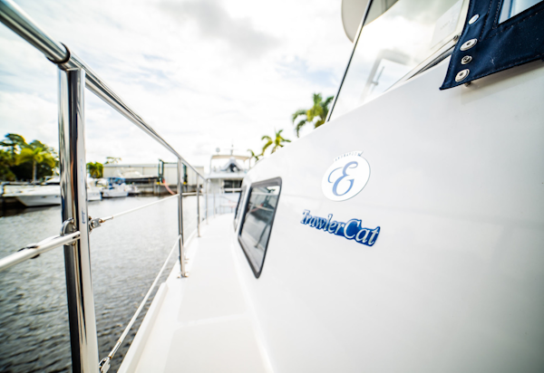Endeavour-38 Trawlercat 2004-Rhode Home Stuart-Florida-United States-Port Side Deck-3276347