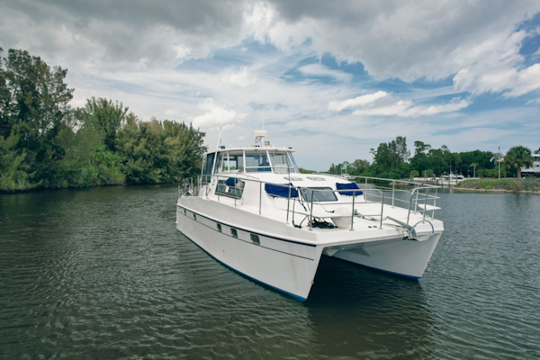 Endeavour-38 Trawlercat 2004-Rhode Home Stuart-Florida-United States-Starboard Bow-3276325