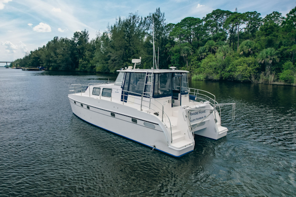 Endeavour-38 Trawlercat 2004-Rhode Home Stuart-Florida-United States-Port Aft Quarter-3276358