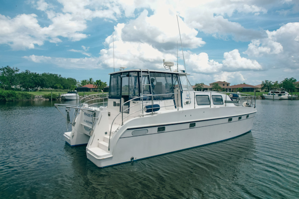 Endeavour-38 Trawlercat 2004-Rhode Home Stuart-Florida-United States-Starboard Side View-3276360