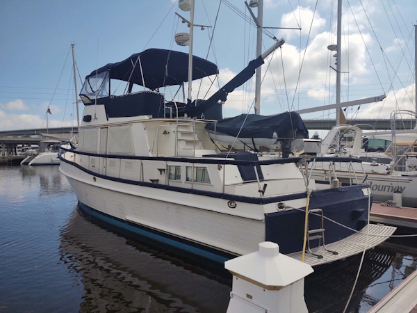Grand Banks-42 Classic 1993-Santa Maria Stuart-Florida-United States-Port Aft Quarter With Covers On-3303926