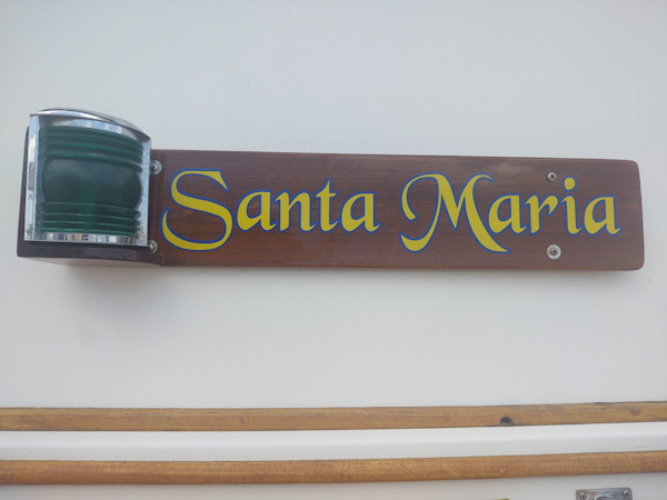 Grand Banks-42 Classic 1993-Santa Maria Stuart-Florida-United States-Name Plaque-3303589