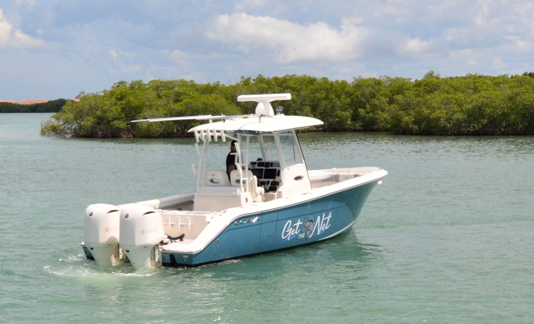 Cobia-301 Center Console 2019-Get The Net Stuart-Florida-United States-Starboard Aft Profile-3306984 | Thumbnail