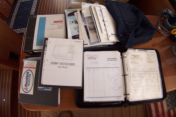 Mainship-400 Trawler 2007-ADRIFT Stuart-Florida-United States-Manuals  Receipts  Documentation-3313117