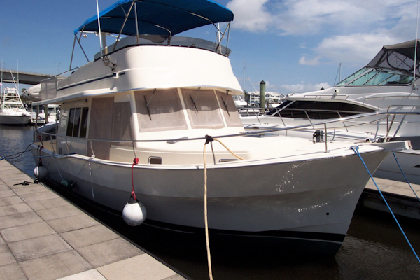 Mainship-400 Trawler 2007-ADRIFT Stuart-Florida-United States-Starboard Bow Profile-3313119