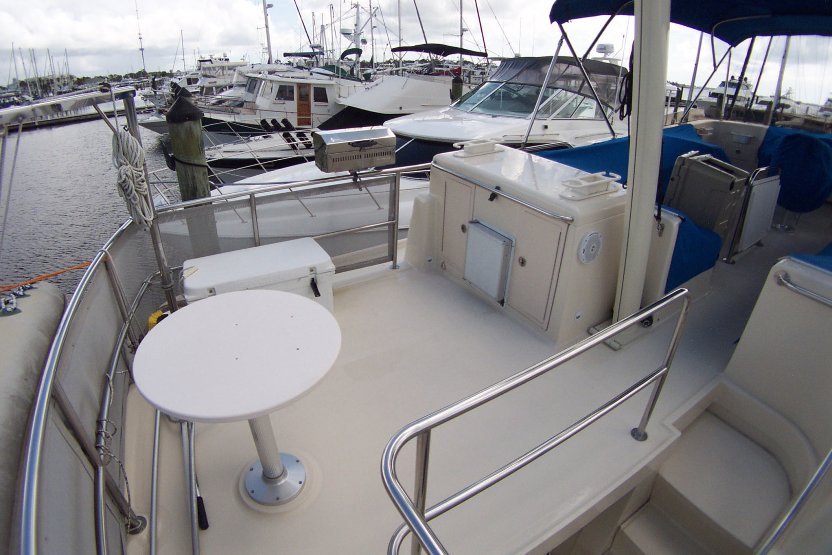 Mainship-400 Trawler 2007-ADRIFT Stuart-Florida-United States-Summer Kitchen on Aft Flybridge-3313099 | Thumbnail